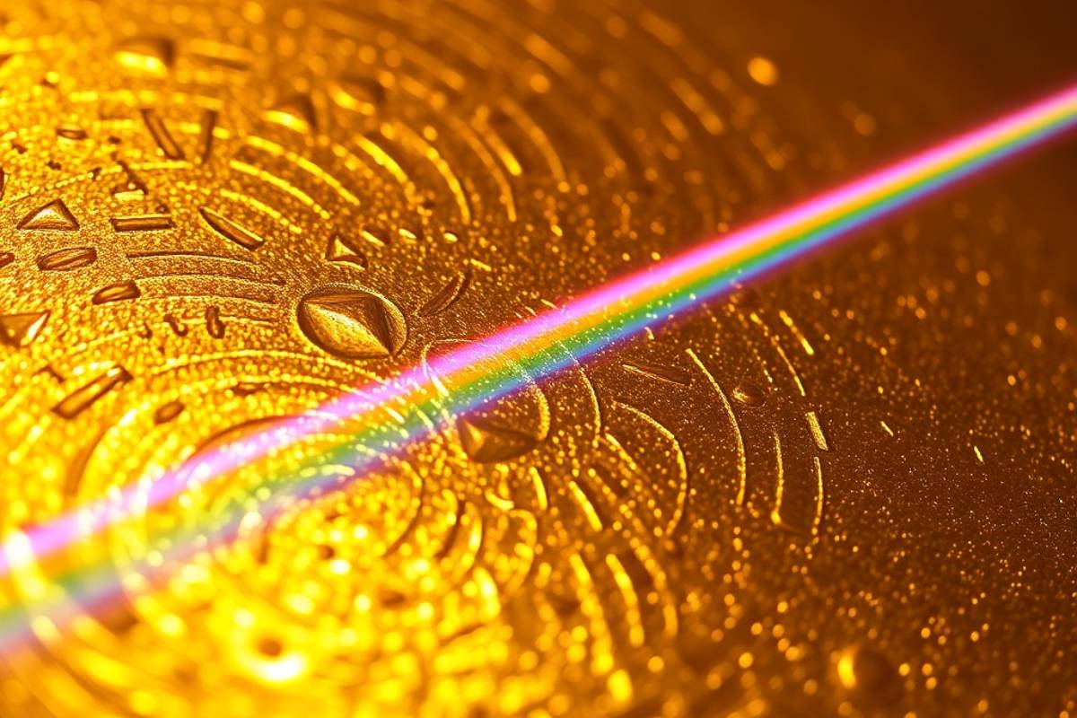 Ein Laserstrahl wird auf Gold geschossen und erzielt etwas, was die Physik für unmöglich hielt